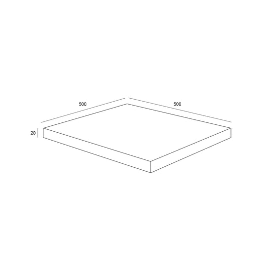 CortenSLAB 50x50