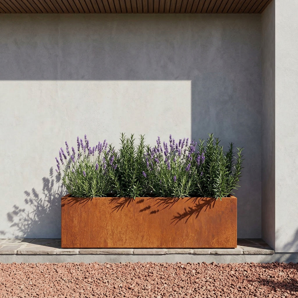 Floreira Corten Long Retangular | Plantox – Plantox Store